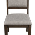 Traditional 2pc Vintage Allure Rich Brown Finish Side brown-brown-traditional-side chair-solid