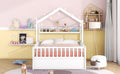 Wooden Full Size House Bed With Twin Size