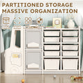 Children'S Toy Storage Cabinets - Grey Hdpe