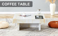 A modern and practical coffee table with imitation white-mdf