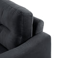 Couch Comfortable Sectional Couches set 1 2 3 black-velvet-6 seat