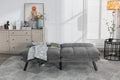 Light Grey Convertible Folding Modern sofa Bed white-wood-primary living space-light duty-pine-2