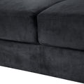 Couch Comfortable Sectional Couches set 1 2 3 black-velvet-6 seat