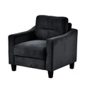 Couch Comfortable Sectional Couches and Sofas for black-velvet-1 seat