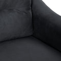 Couch Comfortable Sectional Couches set 1 2 3 black-velvet-6 seat