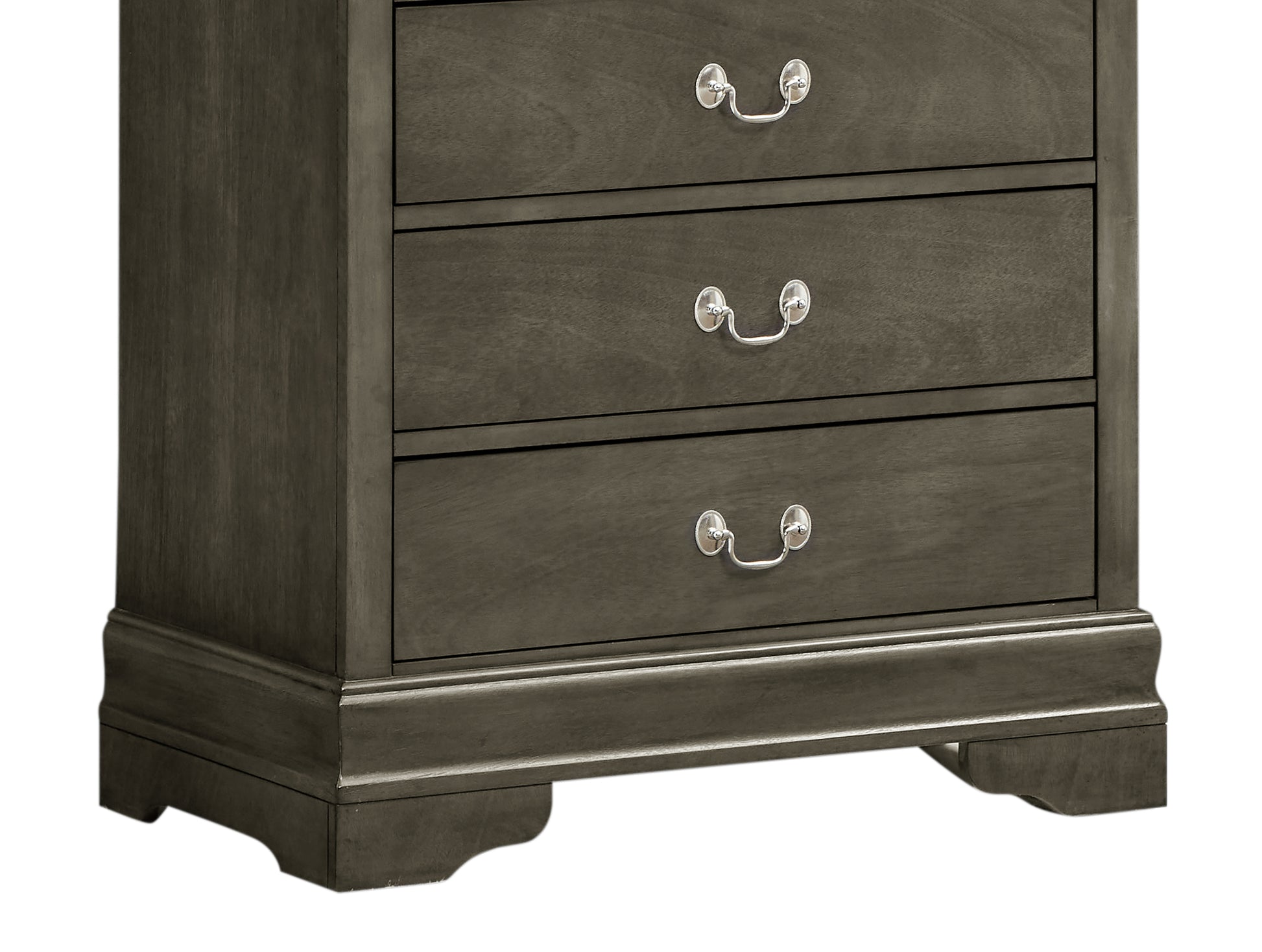 LouisPhillipe G02105 CH Chest , Gray gray-particle board