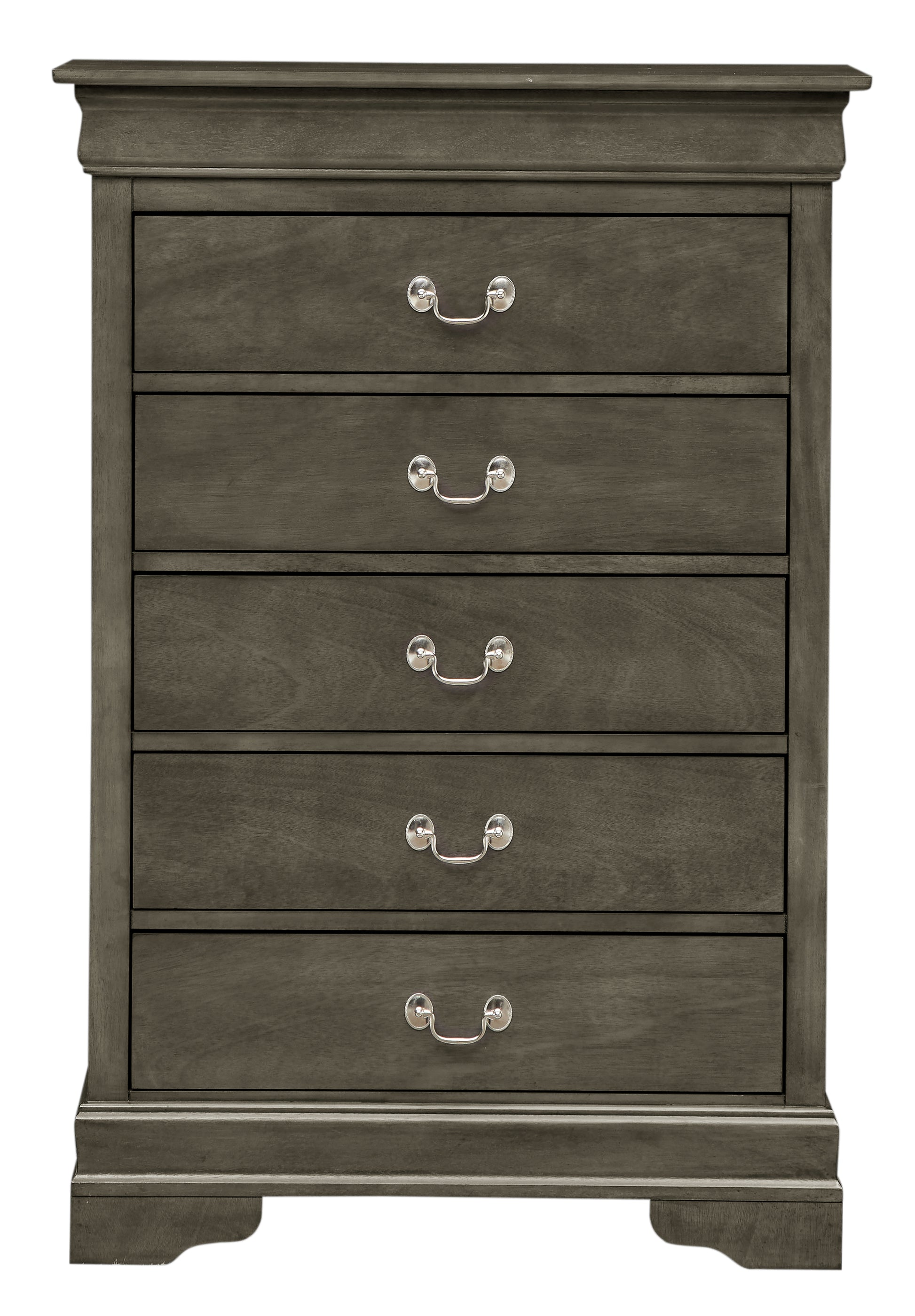 LouisPhillipe G02105 CH Chest , Gray gray-particle board