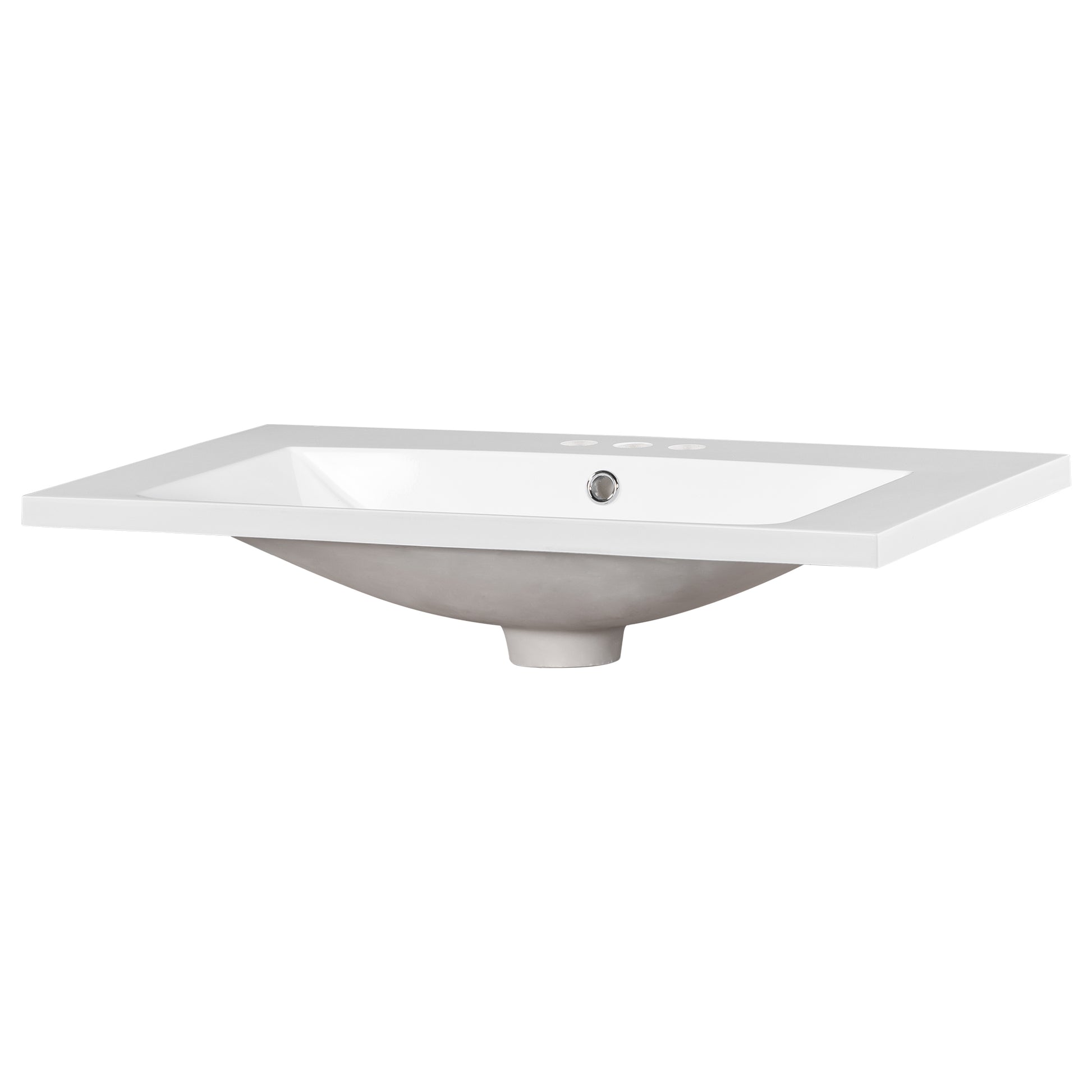 Sink Only 30" Bathroom vanity Resin white-resin