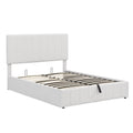 Full Size Upholstered Platform Bed With A