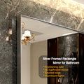 48x30inch Wall Mounted Bevel Wall Mirror For