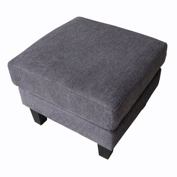 Fabric Ottoman Dark Grey - Dark Grey Foam Fabric