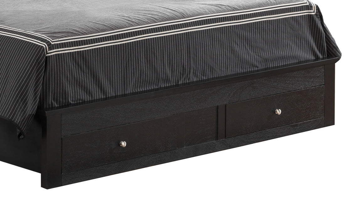 Burlington G2450D Qsb2 Queen Storage Bedblack -