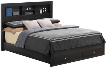 Burlington G2450D Ksb2 King Storage Bed 4 Boxes