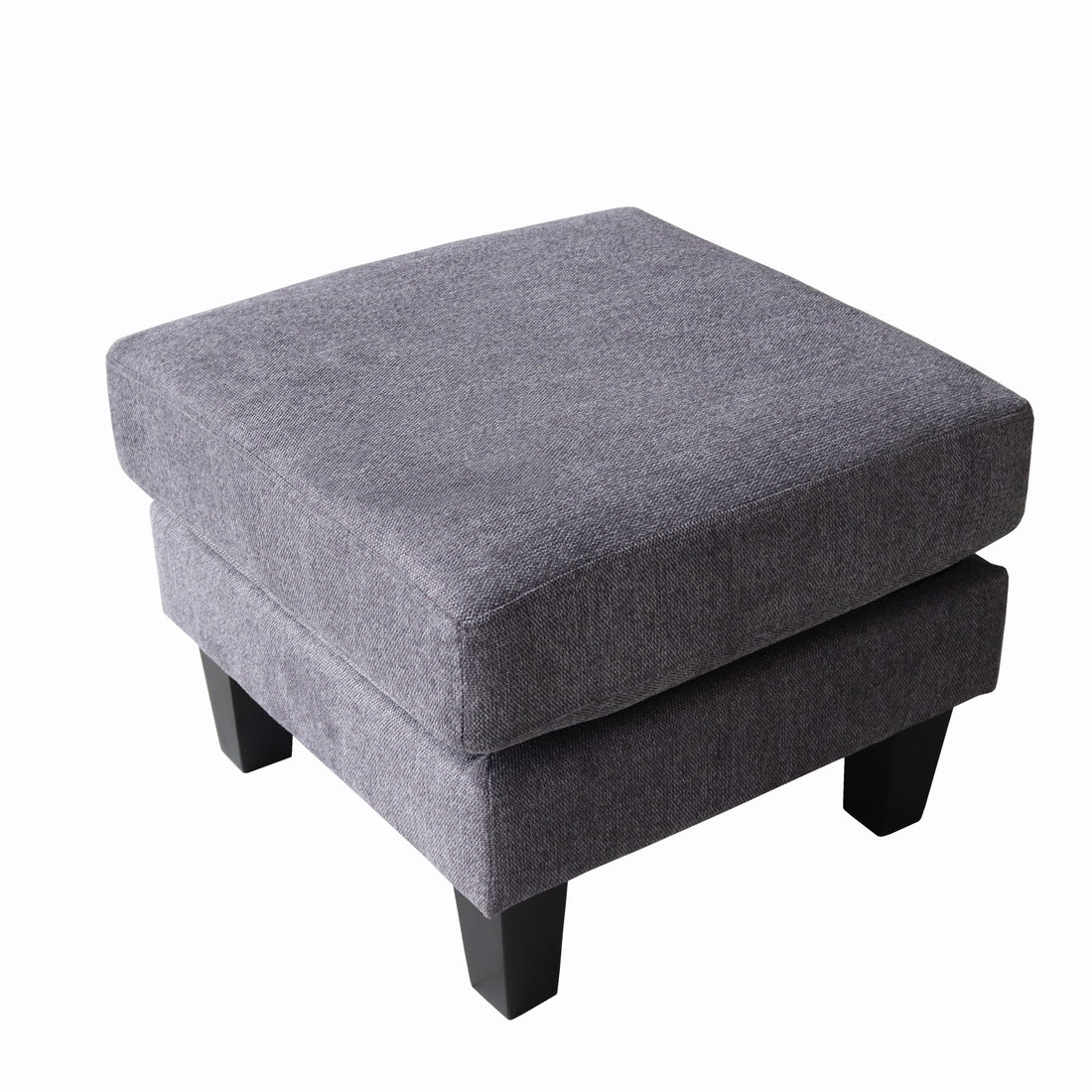 Fabric Ottoman Dark Grey - Dark Grey Foam Fabric