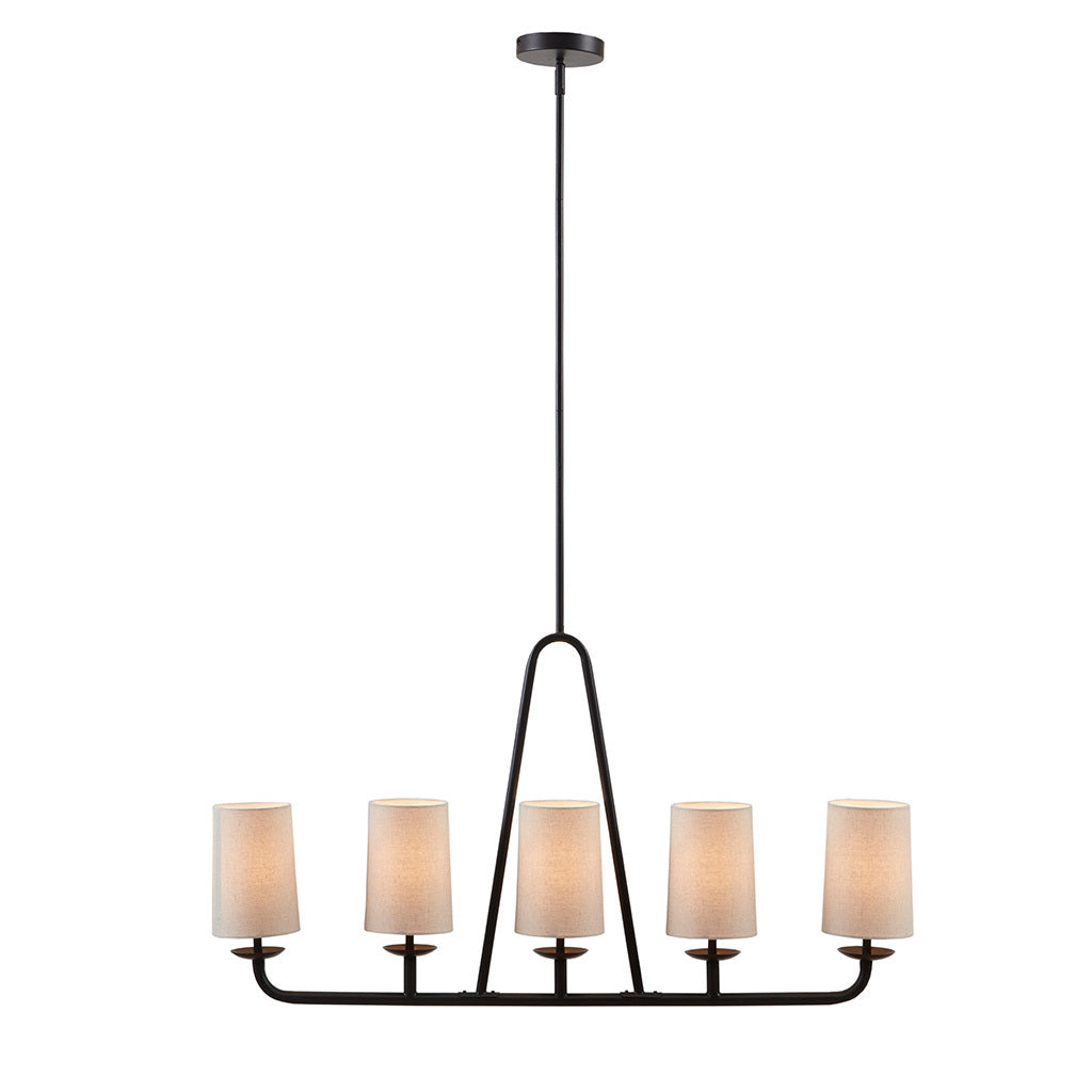 5 Light Linear Chandelier