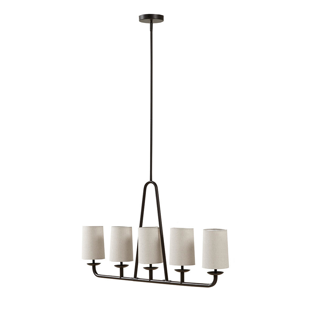 5 Light Linear Chandelier