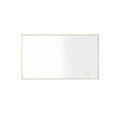 bathroom led mirror is multi functional and each gold-aluminium