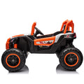 24V Ride On XXL UTV car for kid,2seater with two orange-polyethylene