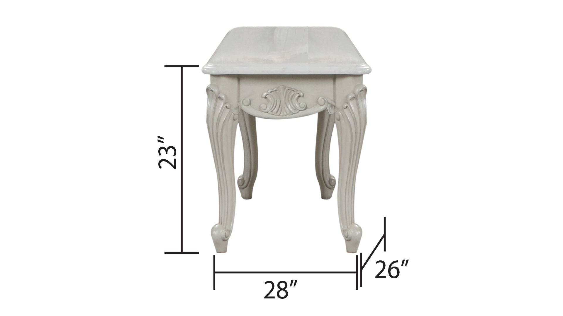 Tuscan Traditional Style End Table made with wood