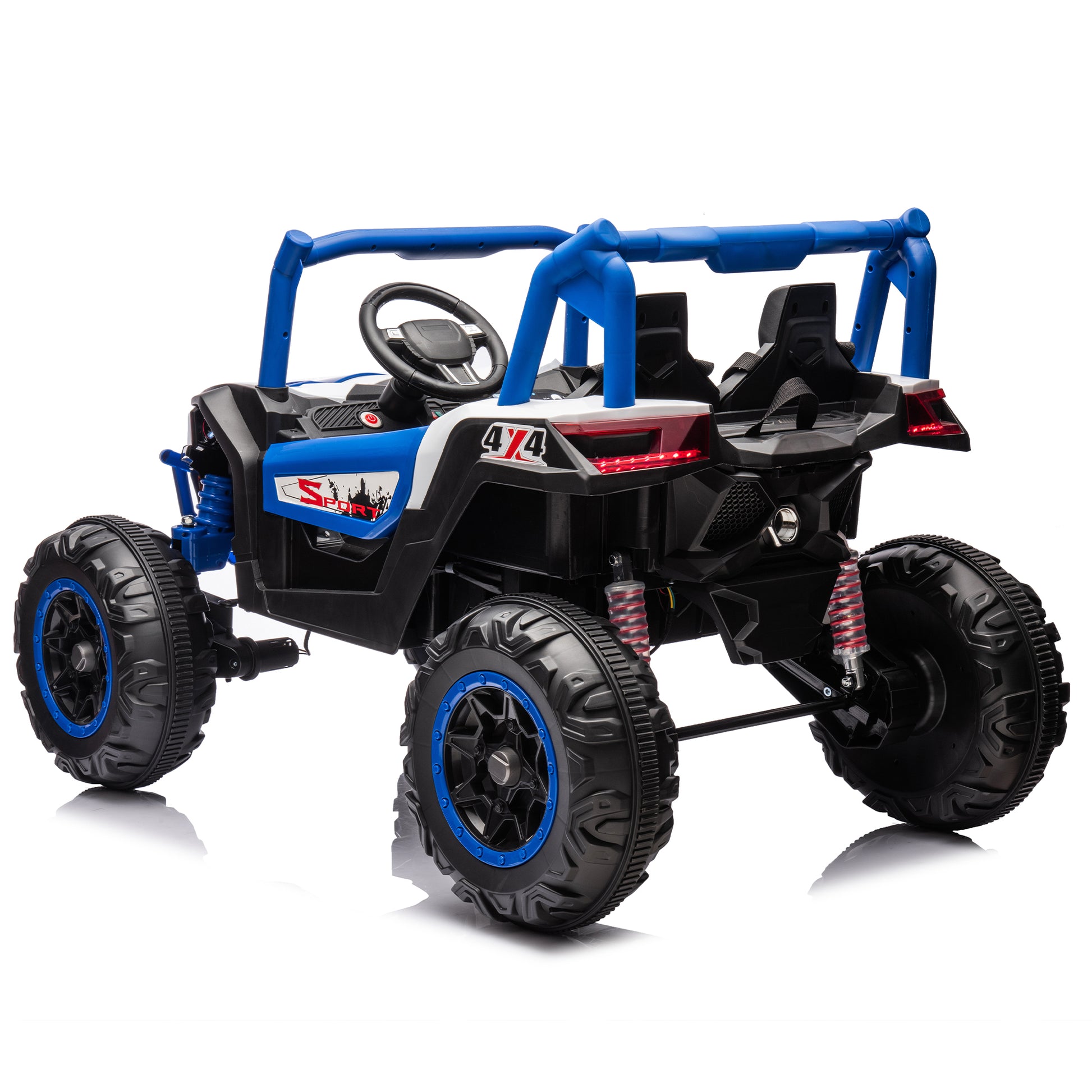 24V Ride On XXL UTV car for kid,2seater with two blue-polyethylene