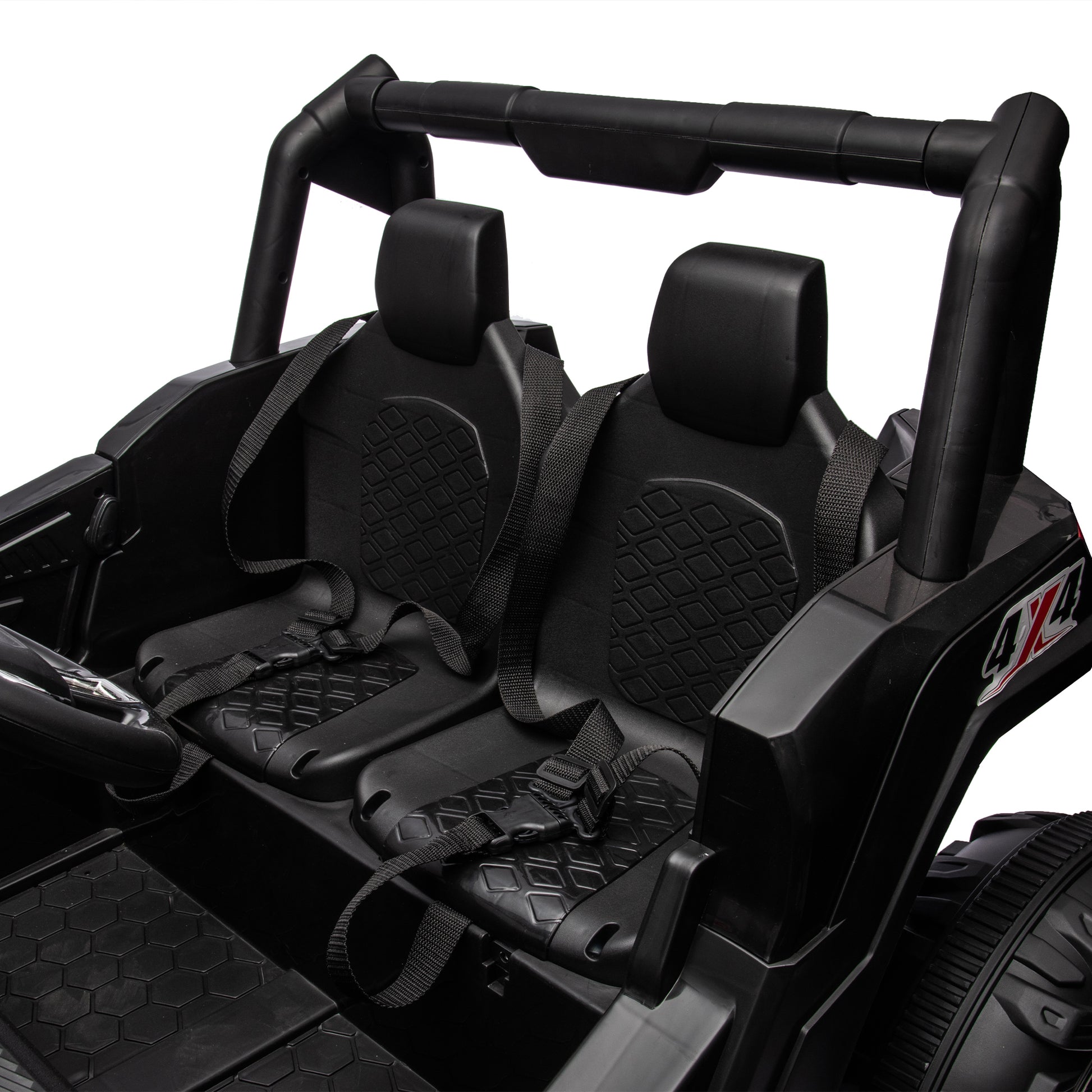 24V Ride On XXL UTV car for kid,2seater with two black-polyethylene