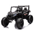 24V Ride On XXL UTV car for kid,2seater with two black-polyethylene