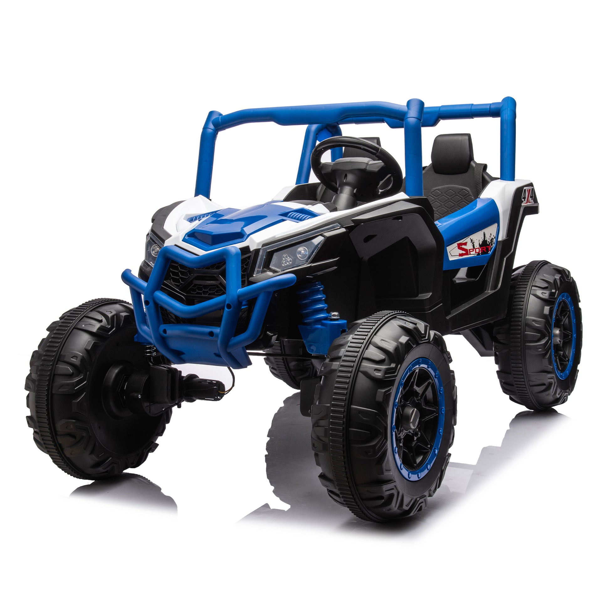 24V Ride On XXL UTV car for kid,2seater with two blue-polyethylene