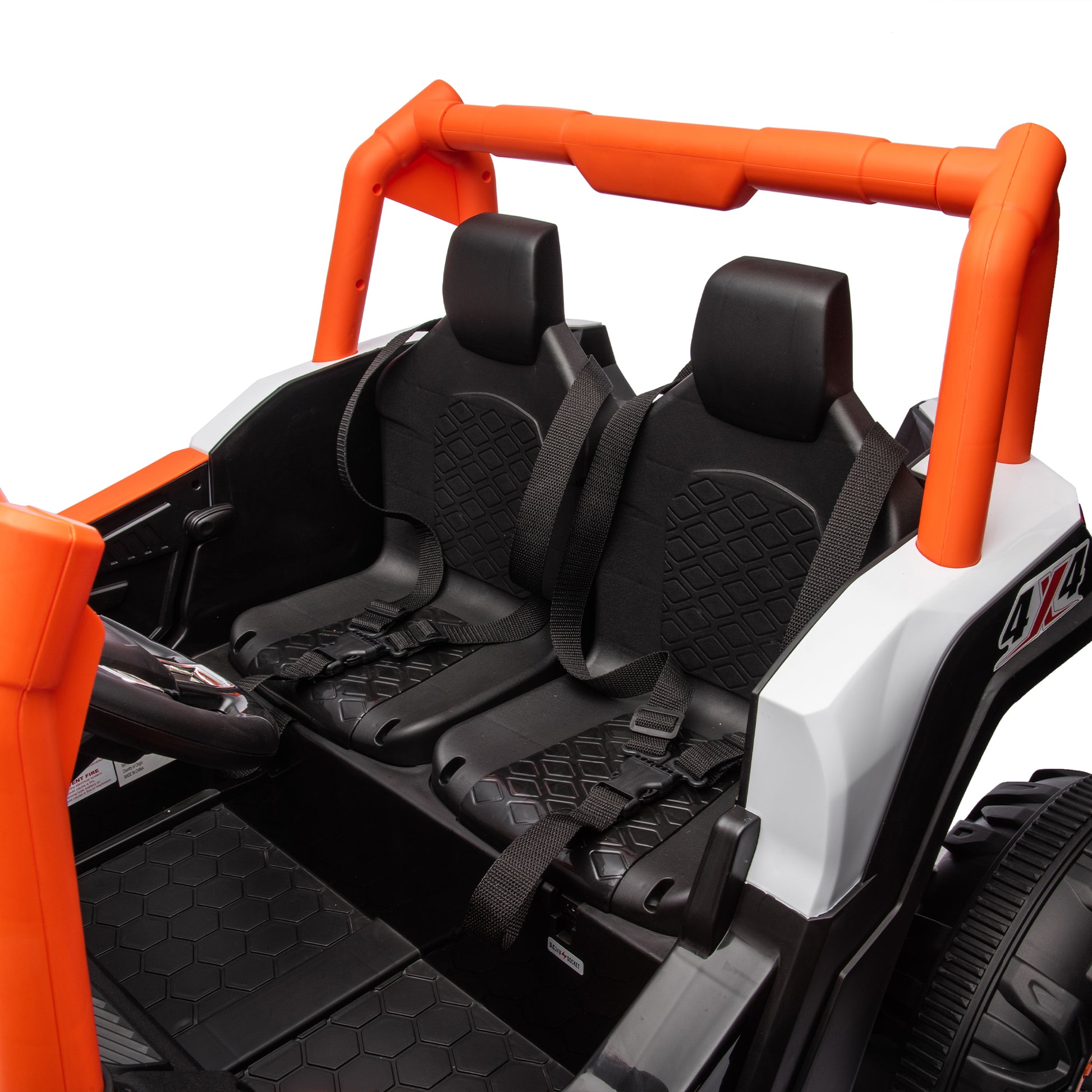 24V Ride On XXL UTV car for kid,2seater with two orange-polyethylene