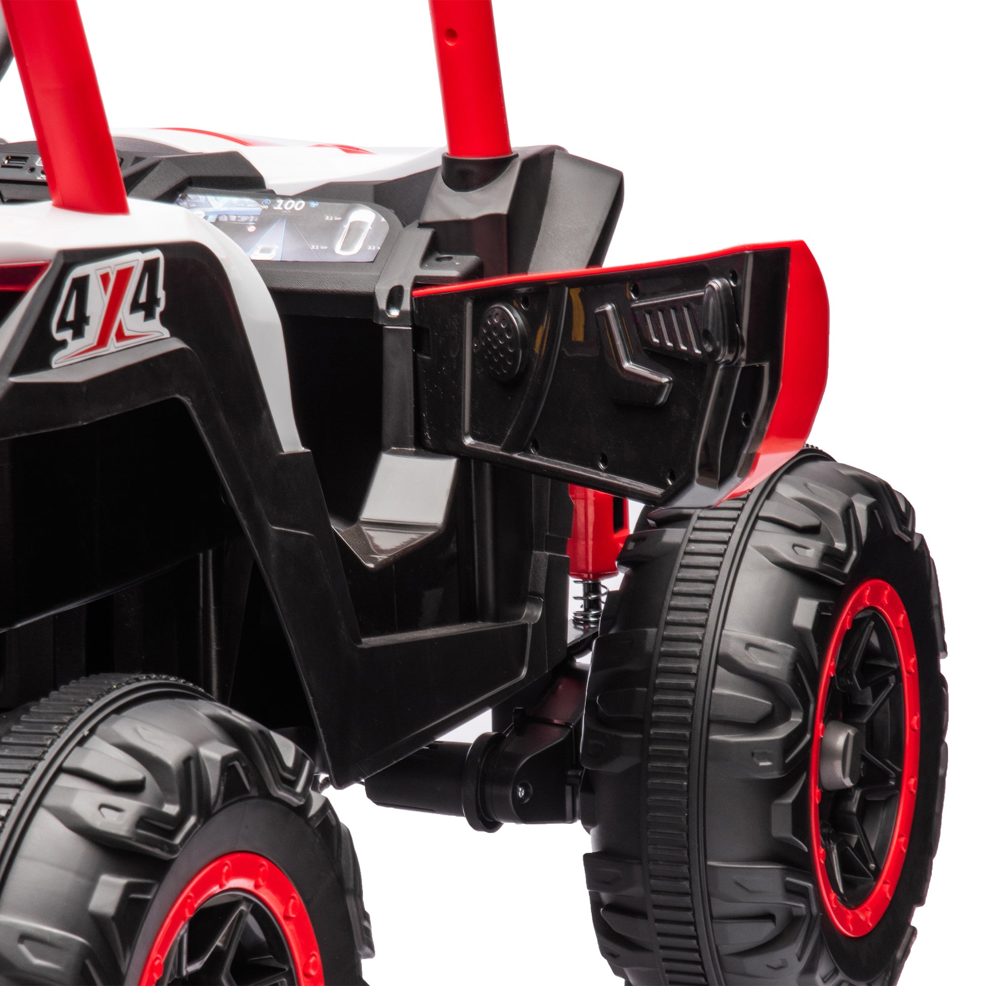 24V Ride On XXL UTV car for kid,2seater with two red-polyethylene