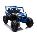 24V Ride On XXL UTV car for kid,2seater with two blue-polyethylene