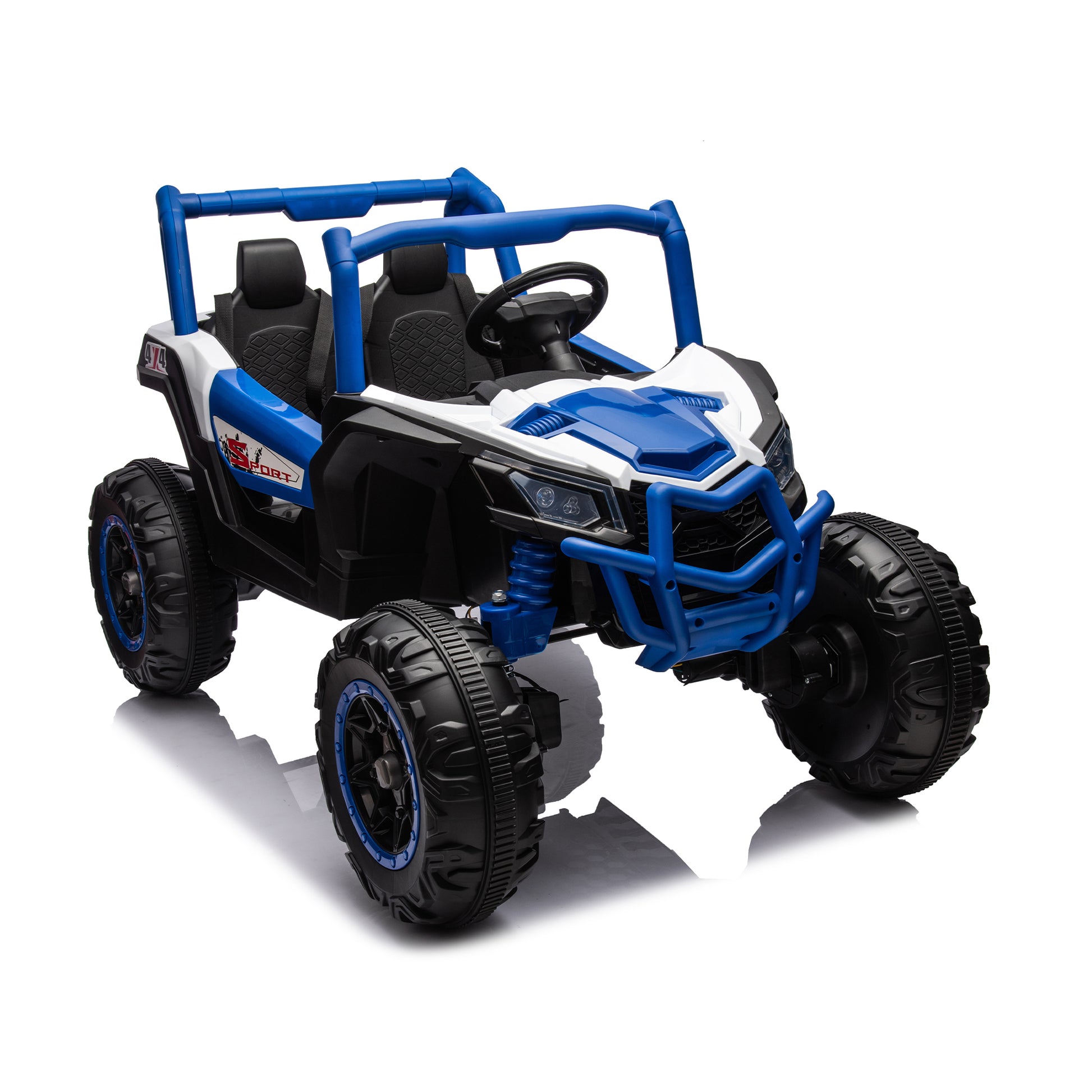 24V Ride On XXL UTV car for kid,2seater with two blue-polyethylene