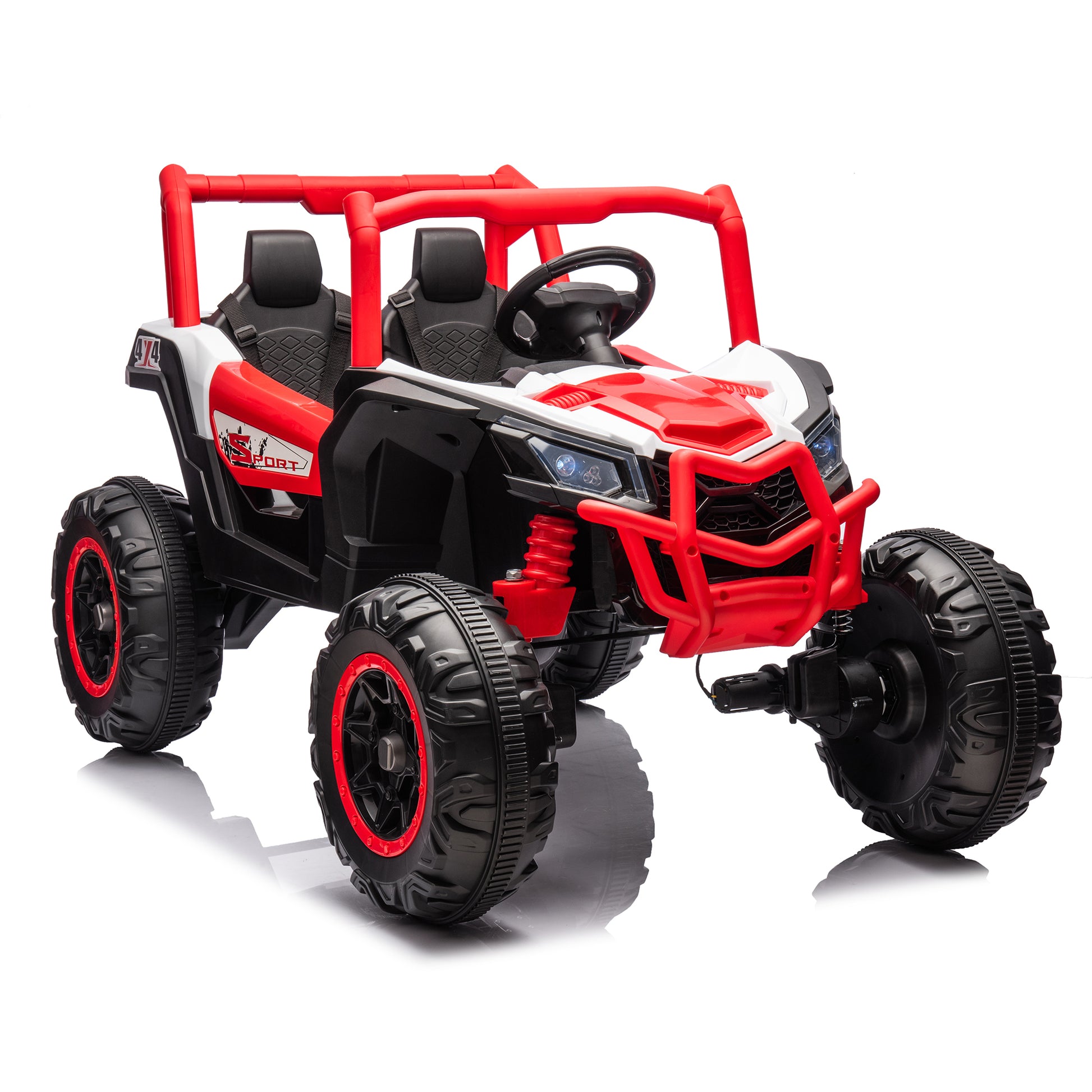 24V Ride On XXL UTV car for kid,2seater with two red-polyethylene