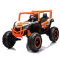 24V Ride On XXL UTV car for kid,2seater with two orange-polyethylene