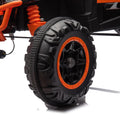 24V Ride On XXL UTV car for kid,2seater with two orange-polyethylene