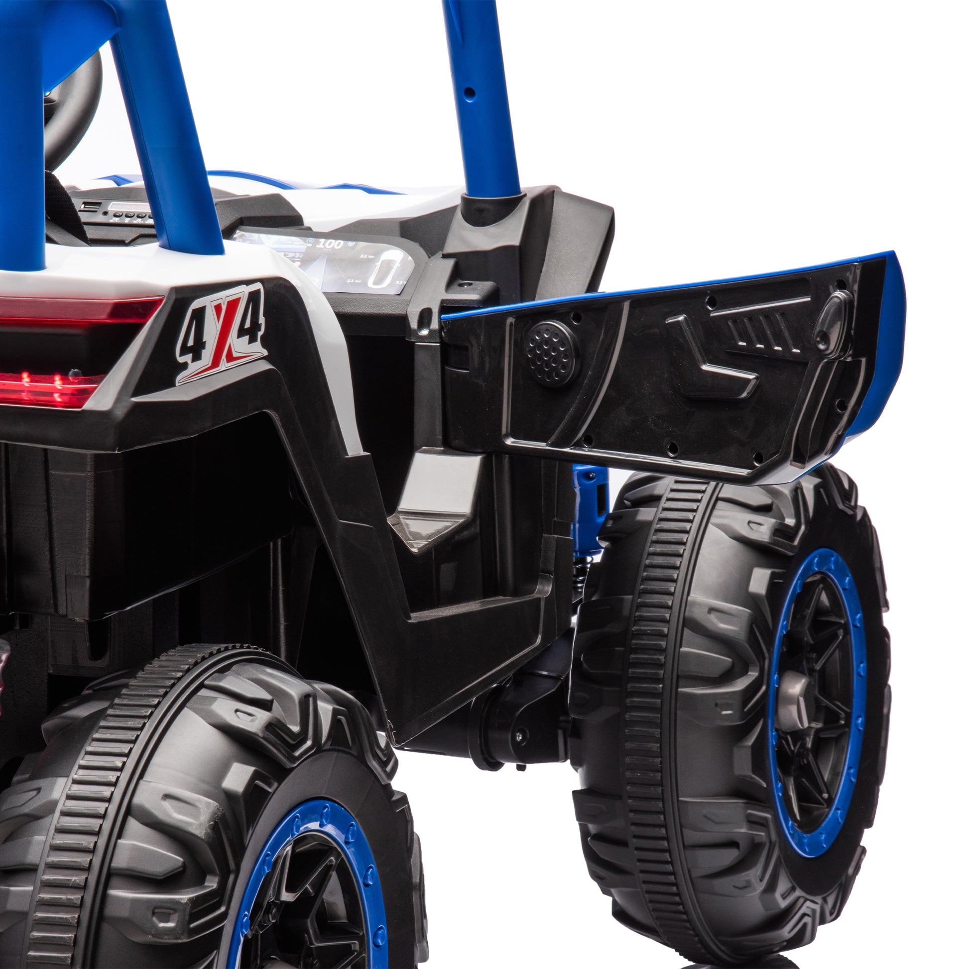 24V Ride On XXL UTV car for kid,2seater with two blue-polyethylene