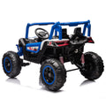 24V Ride On XXL UTV car for kid,2seater with two blue-polyethylene