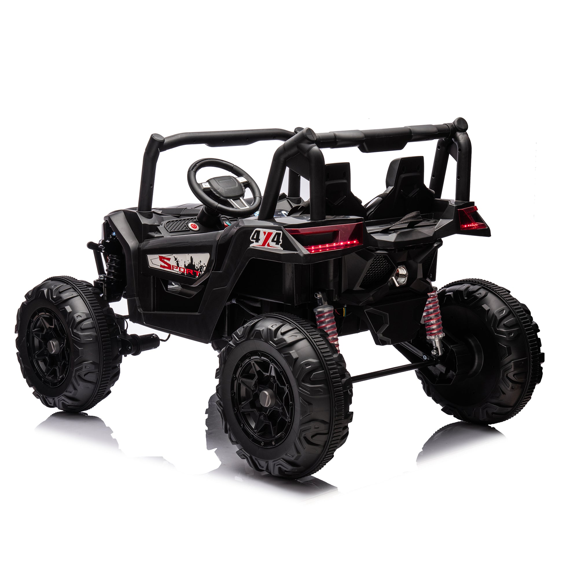 24V Ride On XXL UTV car for kid,2seater with two black-polyethylene