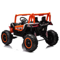 24V Ride On XXL UTV car for kid,2seater with two orange-polyethylene