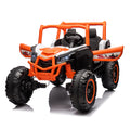 24V Ride On XXL UTV car for kid,2seater with two orange-polyethylene