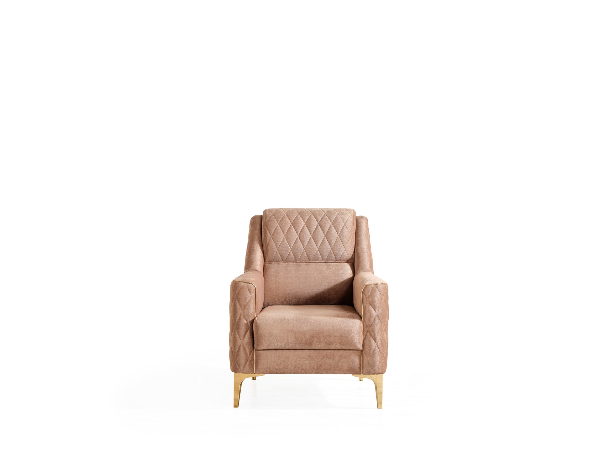 Luna Modern Style Chair in Copper copper-primary living