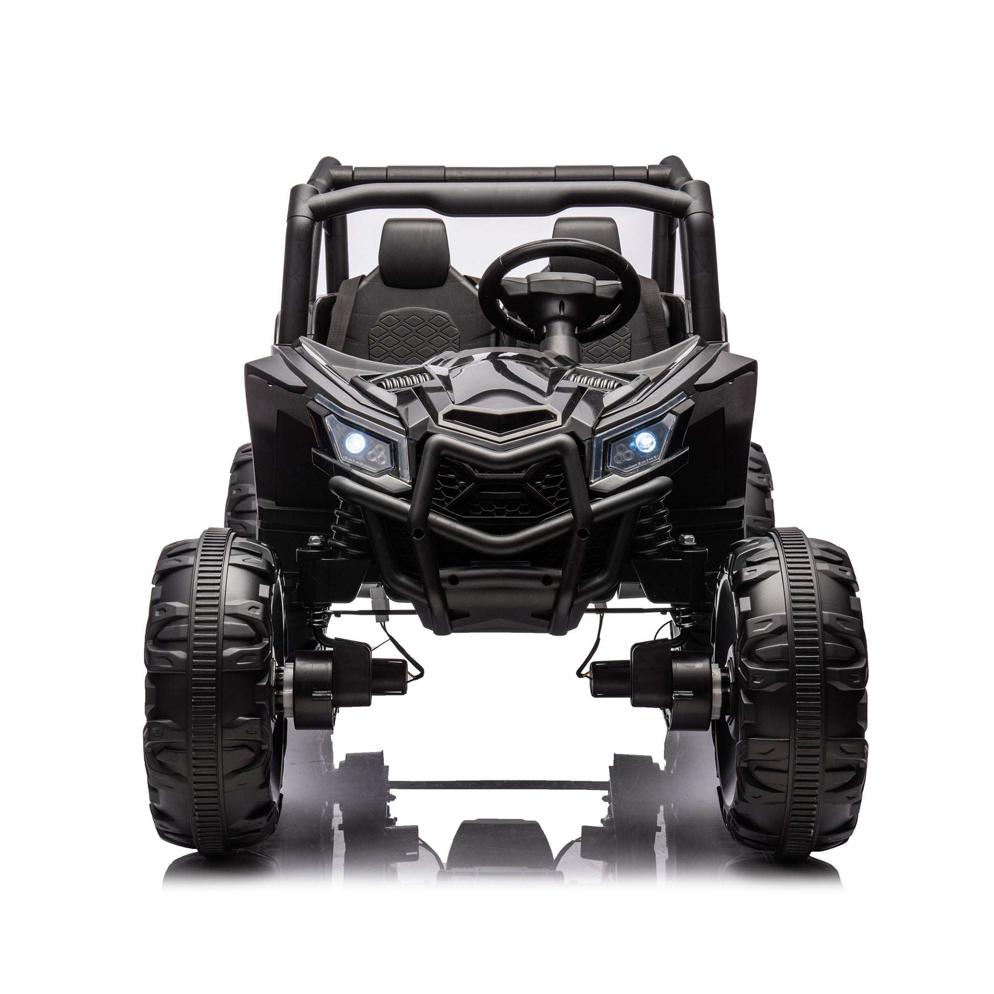 24V Ride On XXL UTV car for kid,2seater with two black-polyethylene