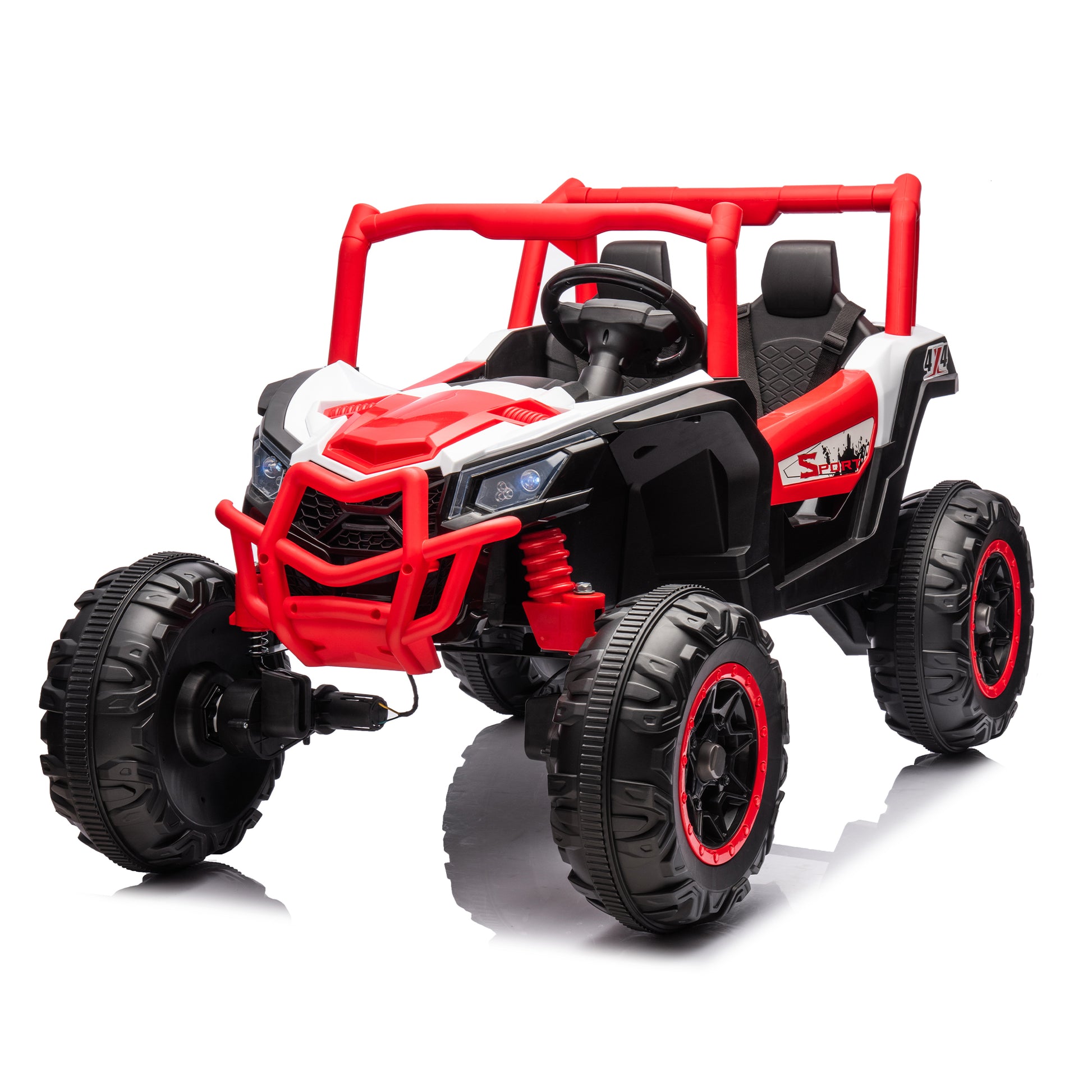 24V Ride On XXL UTV car for kid,2seater with two red-polyethylene