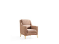 Luna Modern Style Chair in Copper copper-primary living