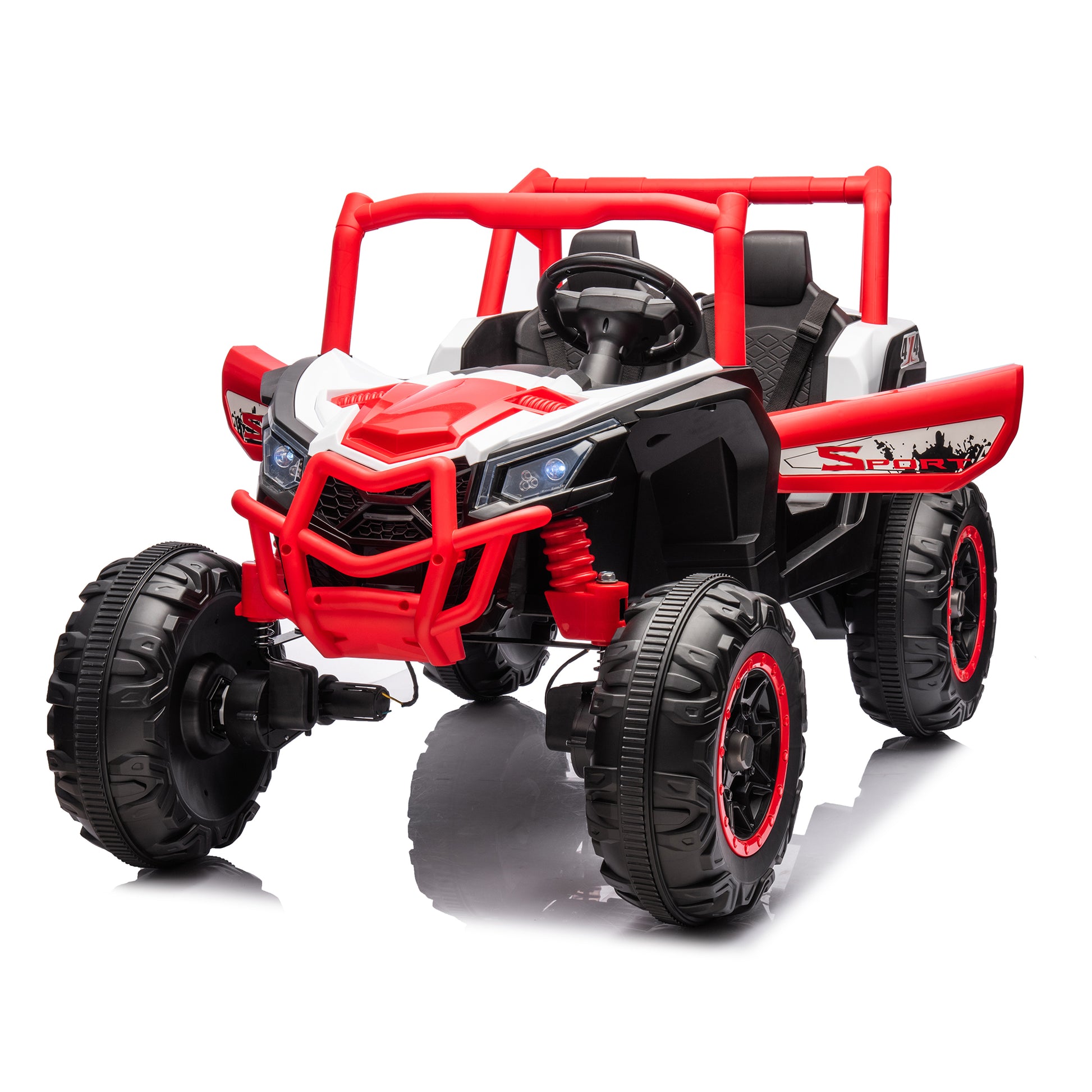 24V Ride On XXL UTV car for kid,2seater with two red-polyethylene