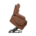 Liyasi Electric Power Lift Recliner Chair with 1 brown-power-remote-primary living