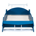 Twin Size Race Car Shaped Platform Bed With