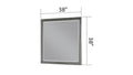 Kenzo Modern Style Mirror Made with Wood in Gray gray-bedroom-contemporary-modern-solid