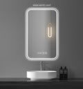 20*28 inch Led Vanity Smart Mirror with time and