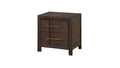 Kenzo Modern Style 2 Drawer Nightstand Made with Wood walnut-2 drawers-bedroom-bedside