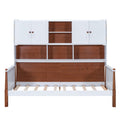 Twin Size Platform Bed With Multiple Storage,